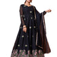 KEDARFAB Women's Georgette Embroidered Anarkali Kurta & Dupatta Set